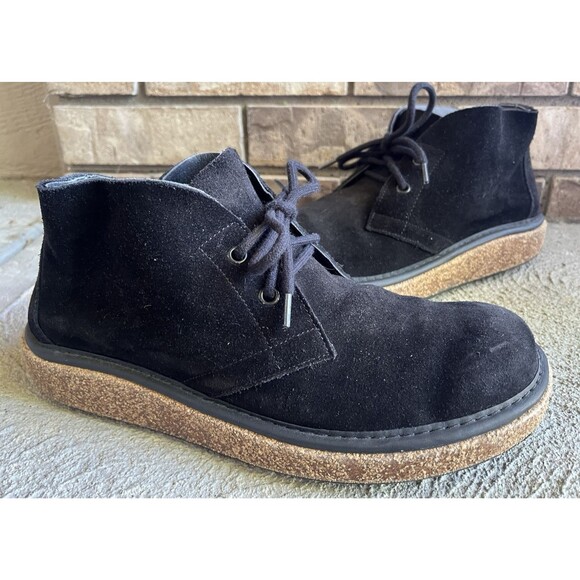 Birkenstock Other - Birkenstock Milton Unisex 42 Narrow Men's 9 Women's 11 Suede Chukka Boots Black